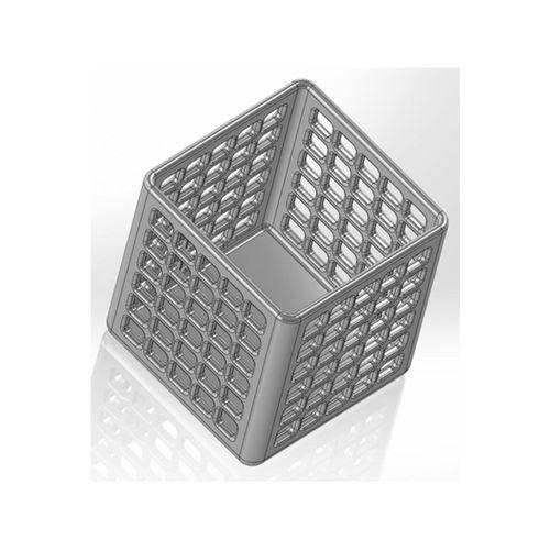 Kare Kalem Kupası Dikdörtgen Delikler ile (Bu ürün Sadece Plastik parçadır - Almadan Önce Soru Sorabilirsiniz)