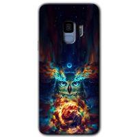 Potkal Hediye Fabrikası Samsung Galaxy S9 HD Baskılı Kılıf + 9D Tam Ekran Koruyucu - Ballı Baykuş