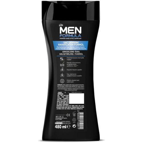 Ipek Men Formula Kepeğe Karşı Etkili Şampuan - Normal Saçlar 480 ML
