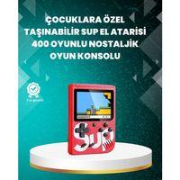 Tv Çıkışlı Mini Retro El Konsolu 400 Oyunlu