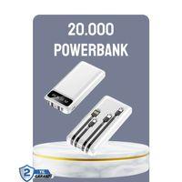 Hızlı Şarj Destekli 20.000mah Powerbank Usb Type-c Lightning Lcd