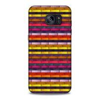 Samsung Galaxy S7 Edge Kılıf Patchwork (42) Rugged Armor Kılıf Karışık Renkli