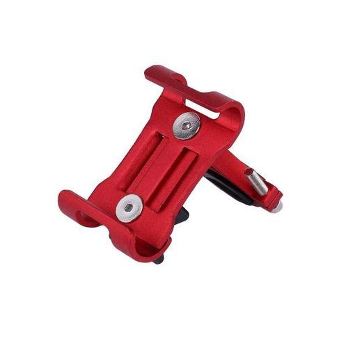 Zhltools Alüminyum Bisiklet Motosiklet Cep Telefonu Tutucu Dayanıklı Paslanmaz 360 Derece Kırmızı