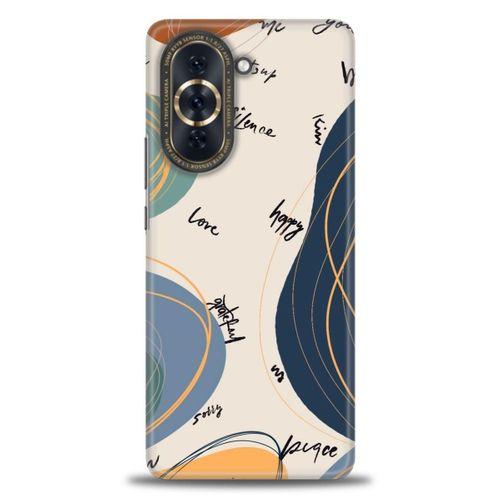 Huawei Nova 10 Pro Kılıf HD Baskılı Kılıf - Happy + Tam Ekran Koruyucu