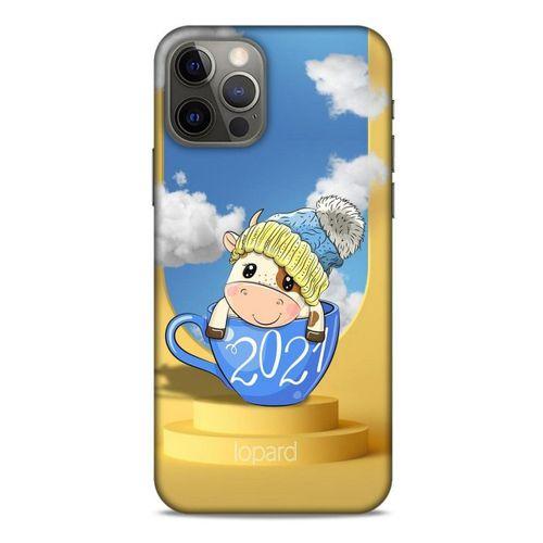 Apple iPhone 12 Pro Kılıf FunnyMaX (3) Kapak Sarı Kupa Köpek