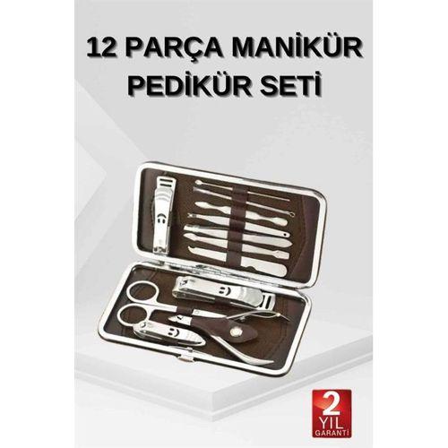 12 Parça El Ayak Temizleme Pense Kir Temizleme Atı Kaş Cımbızı