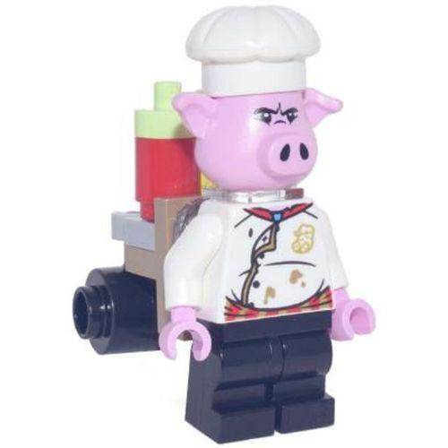 Lego Minifigür Pigsy White Chef Jacket mk067