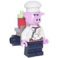 Lego Minifigür Pigsy White Chef Jacket mk067