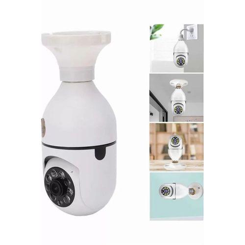 Wifi Güvenlik Kamerası Çift Kameralı Ampule Takılabilir Sensörlü