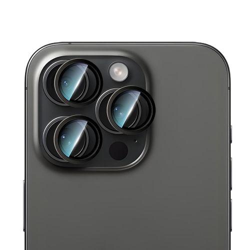 Apple iPhone 16 Pro CaseWorld Alloy Serisi Oleofobik Anti Reflective Kamera Lens Koruyucu