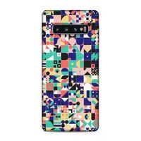 Samsung Galaxy S10 Uyumlu Kılıf Insomnia (40) Fit Silikon Kılıf Minik Kareler
