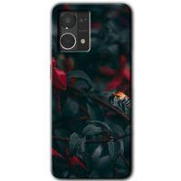 Oppo Reno 7 4G Kılıf HD Desen Baskılı Arka Kapak - Avcı Arı + Kırılmaz Cam
