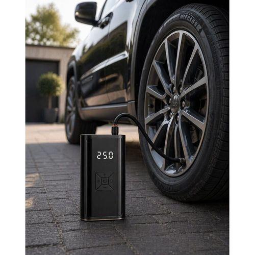 Dijital Lastik Pompası Kablosuz Hava Basma Cihazı Powerbank Destekli
