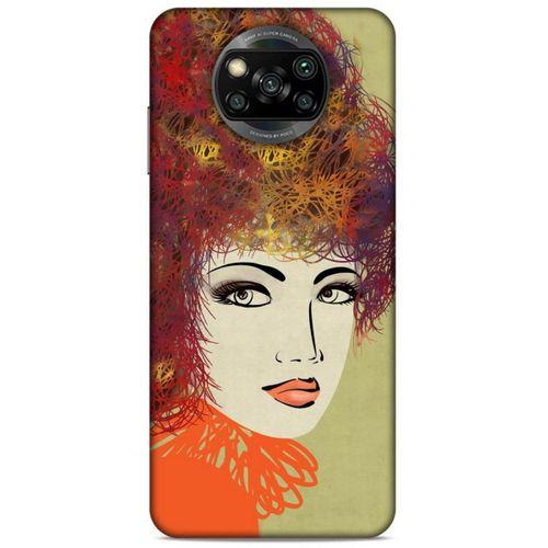 Lopard Xiaomi Redmi Poco X3 Uyumlu Kılıf Sürreal Yüzler ♀ (32) Soft Silikon Kılıf Desenli