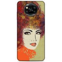 Lopard Xiaomi Redmi Poco X3 Uyumlu Kılıf Sürreal Yüzler ♀ (32) Soft Silikon Kılıf Desenli