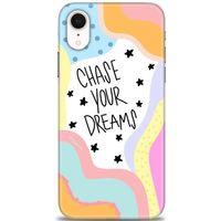 iPhone XR Kılıf HD Baskılı Kılıf - Chase Your Dreams + Tam Ekran Koruyucu