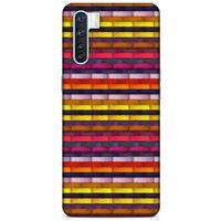 Oppo A91 Kılıf Patchwork (42) Rugged Armor Kılıf Karışık Renkli