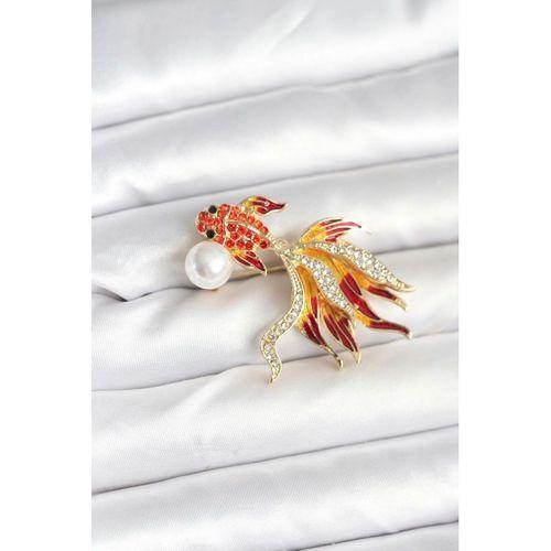 Japon Balığı Model Broş