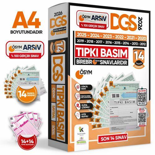 2026 DGS ÖSYM Çıkmış Soru 14lü Tıpkı Basım ve Anamorfik Özgün 18li (10+8) Deneme Paketi TG Çözümlü