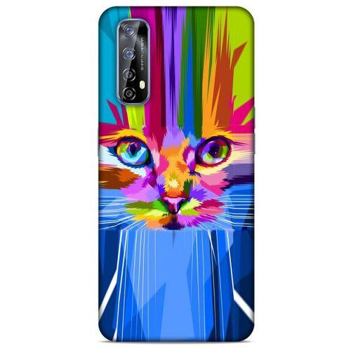 Lopard Huawei P Smart 2021 Uyumlu Kılıf Kediler (17) Tasarım Kılıf Rainbow