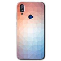 Vestel E5 Kılıf HD Desen Baskılı Arka Kapak - Polygon Graident 3