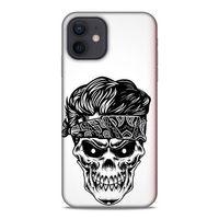 Lopard Apple iPhone 12 Uyumlu Kılıf Tattoo's (26) Tpu Silikon Kılıf İskelet