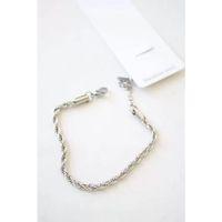 Burgu Çelik Bileklik 3mm - Gümüş