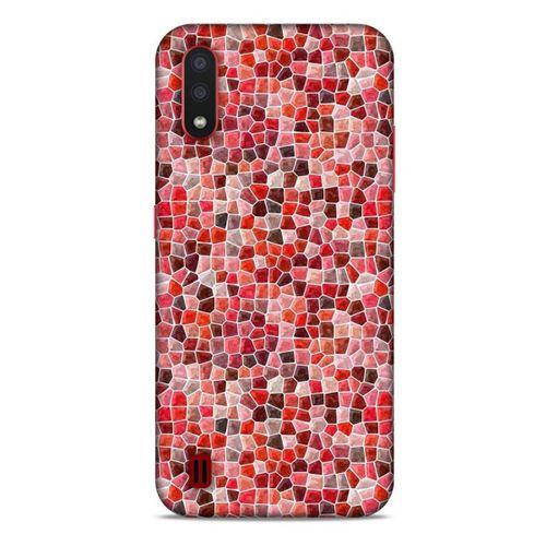 Mermer Desenli (44) Tema Tough Armor Kılıf Kardinal Samsung Galaxy A01 Kılıf