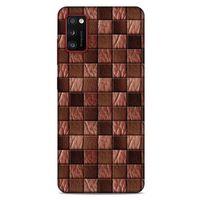 Lopard Samsung Galaxy A41 Uyumlu Kılıf Patchwork (4) Koruma Kılıfı