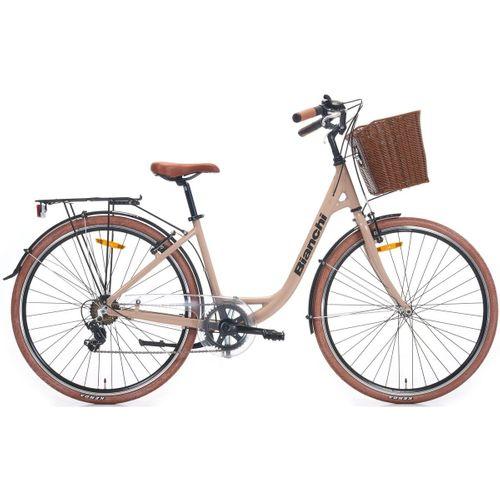 Bianchi C281 7 Vites Şehir Bisikleti Krem-Siyah 38 cm