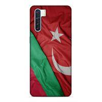 Oppo A91 Uyumlu Kılıf Azarbaijan (10) Full Koruma Kılıfı Türk & Azerbaycan Bayrak