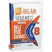 8. Sınıf Bumerang Serisi 10 lu Anlam Denemeleri Günay Yayınları