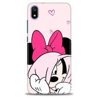 Xiaomi Redmi 7A Kılıf HD Baskılı Kılıf - Pink + Tam Ekran Koruyucu