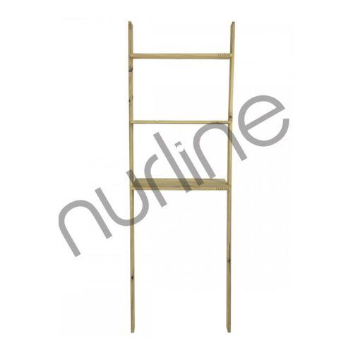 Doğal Ahşap Dekoratif Merdiven Raf