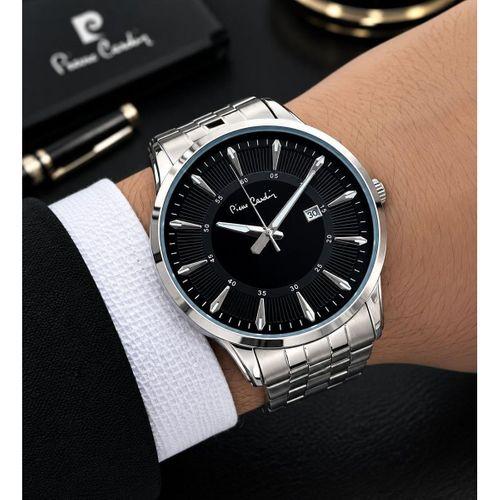 Pierre Cardin Damat Ve Takım Elbiseye Özel 2 Yıl Garantili Çelik Kordon Erkek Kol Saati VS.BLKT.1073