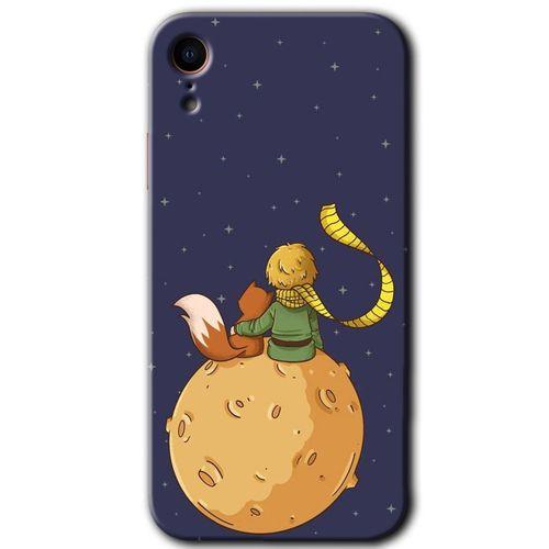 BeRa Aksesuar iPhone XR Kılıf Baskılı Kapak - Küçük Prens +Tam Kaplayan Mat Seramik