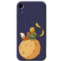 BeRa Aksesuar iPhone XR Kılıf Baskılı Kapak - Küçük Prens +Tam Kaplayan Mat Seramik