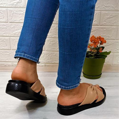 Voga 2700 Vizon Kurdele Soft Taban Zarif Günlük Bayan Terlik