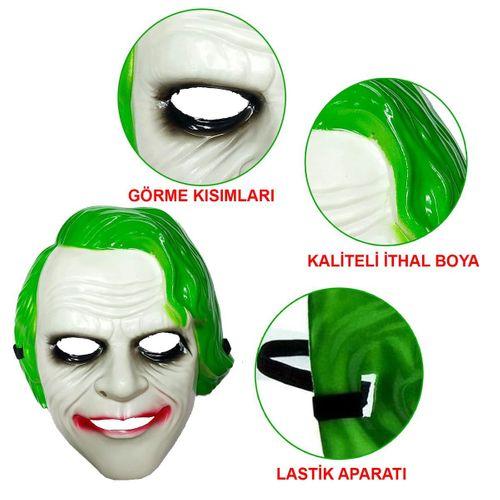 The Dark Knight Joker Maskesi Yeşil - Lisinya