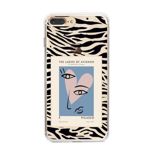 iPhone 7 Plus Picasso The Ladies of Avignon Premium Şeffaf Silikon Kılıf