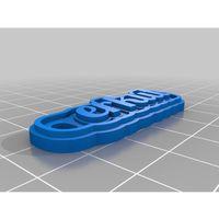 Özelleştirilmiş Çok Satırlı Etiket veya Anahtarlık (Bu ürün Sadece Plastik parçadır - Almadan Önce Soru Sorabilirsiniz)