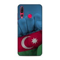 Huawei P Smart Z Uyumlu Kılıf Azarbaijan (19) Kılıfları Yumruk Bayrak