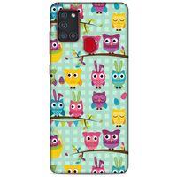 Baykuşlar (37) Desenli Silikon Kapak Telefon Kabı Samsung Galaxy A21s Kılıf