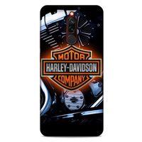 Xiaomi Redmi 8 Uyumlu Kılıf Motorsiklet (13) Silikon Kap Harley Davidson