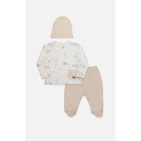 Bistyle Bistyle 3lü Zıbın Takım With You Family 13121 Bej