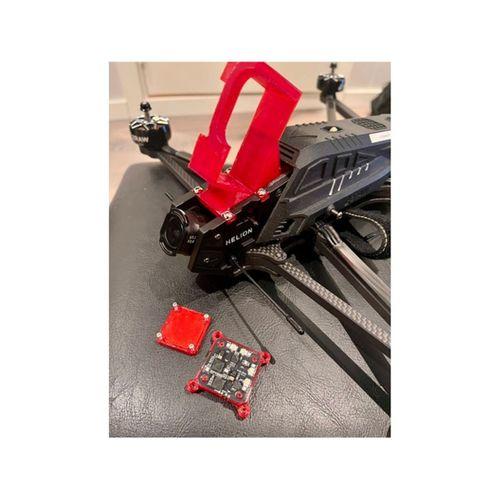 Iflight Helion 10 04 GoPro ve ELRS 2.4 Anten Montaj Aparatı 3D Baskı