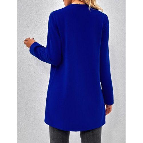 Kadın Uzun Kollu önü Açık Uzun Modal Ceket