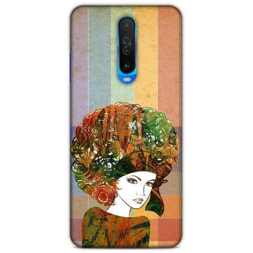 Lopard Xiaomi Poco X2 Uyumlu Kılıf Sürreal Yüzler ♀ (33) Hybrid Kılıf Baskılı