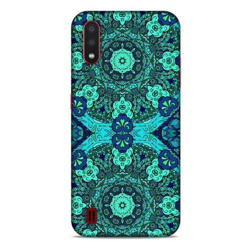 Samsung Galaxy A01 Uyumlu Kılıf Mavi Delisi (33) Hybrid Kılıf Cami