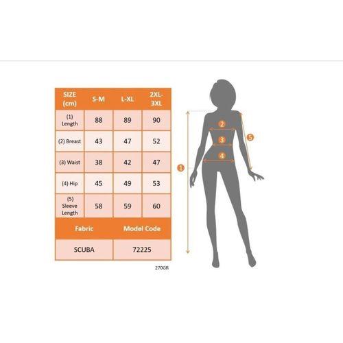 Kadın Uzun Kollu Taş Kadeh Baskı Dalgıç Mini Boy Elbise